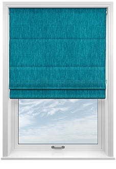 Kent, Peacock - Twist&Fit Roman Blind